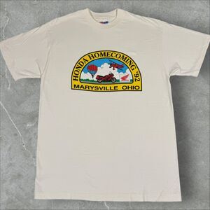 Vintage 1992 Honda Homecoming Motorcycle Racing Marysville, OH Riders Club Shirt